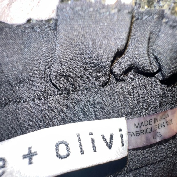 ALICE & OLIVIA Racquel Sequin Trousers, Large - Picture 12 of 13